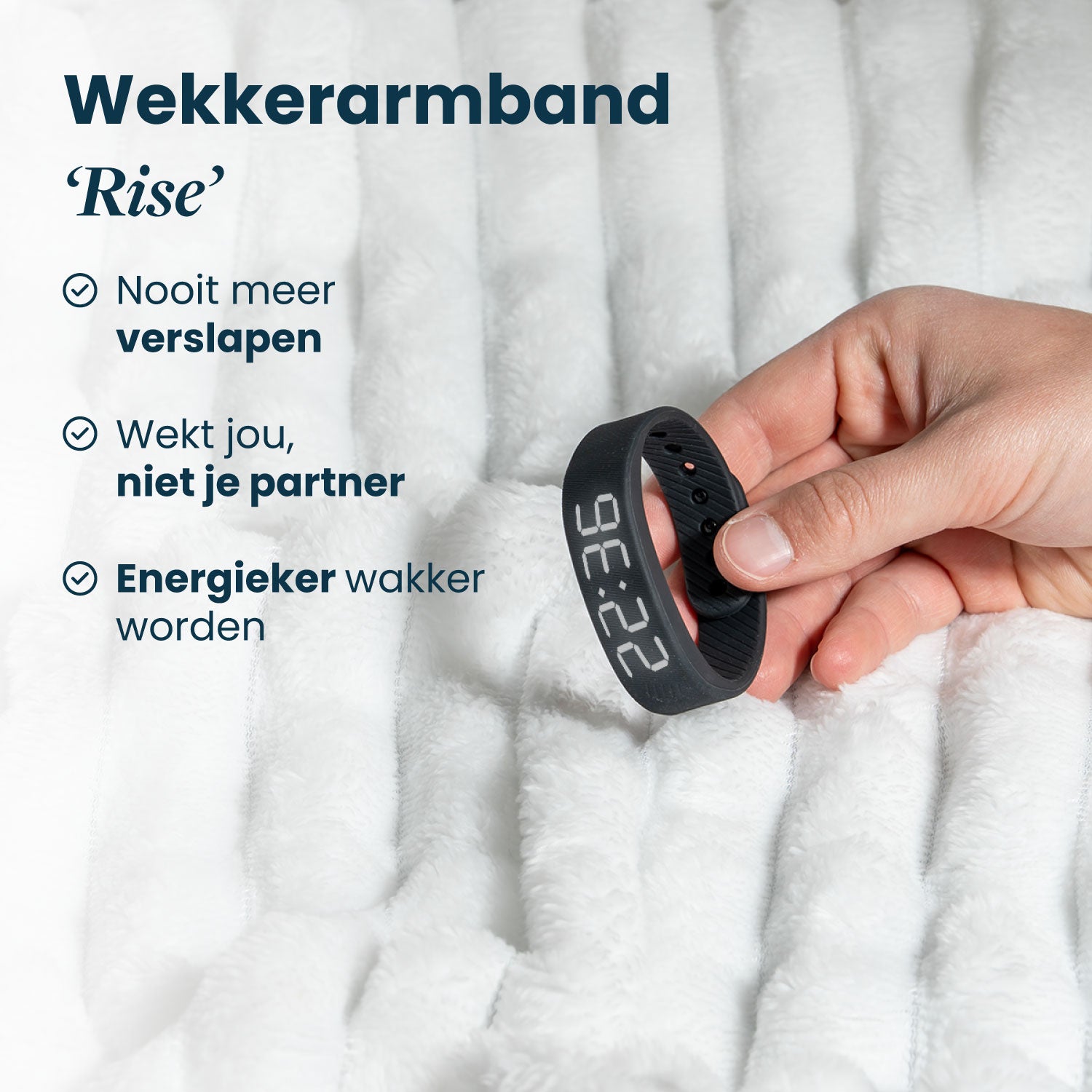 Wekkerarmband ‘Rise’