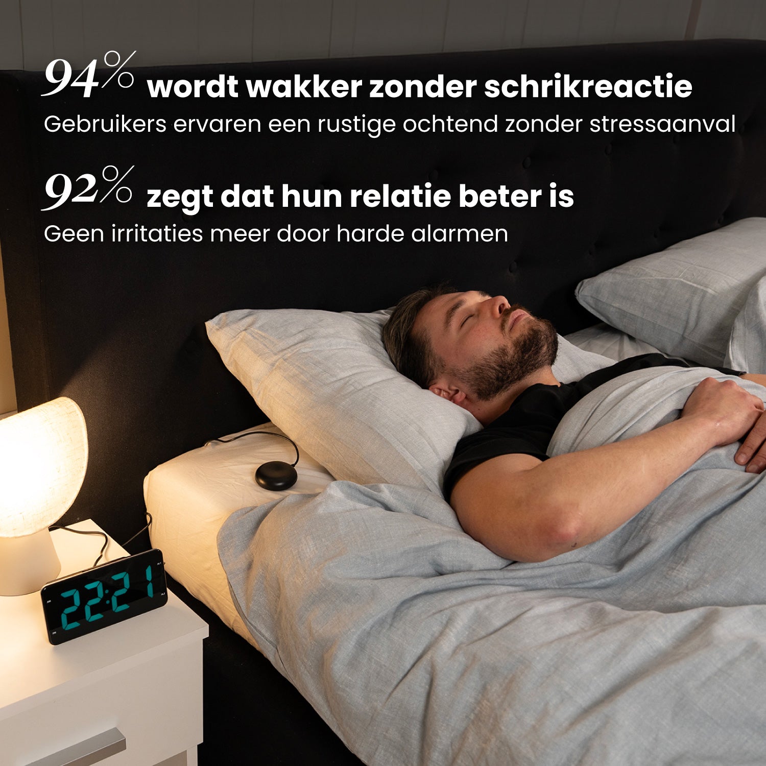 Wekker met trilfunctie 'Pulse'