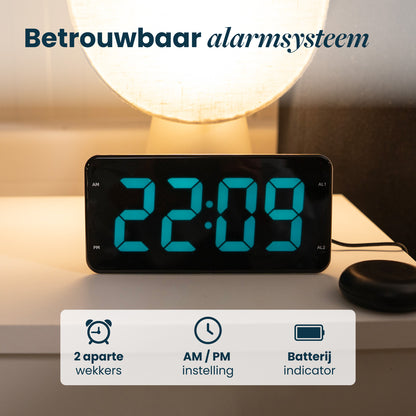 Wekker met trilfunctie 'Pulse'